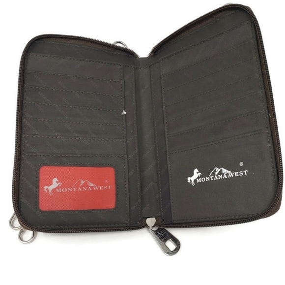 Montana West Sugar Skull Collection Phone Wallet - Picture 3 of 3